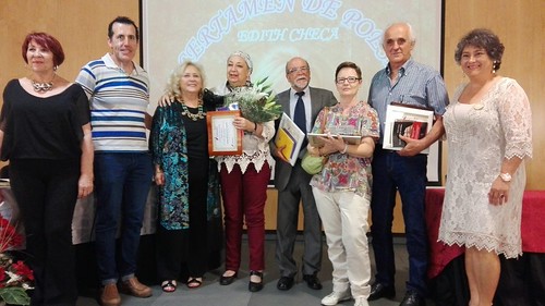 Entrega de premios del certamen de poesía Edith Checa La Almazara