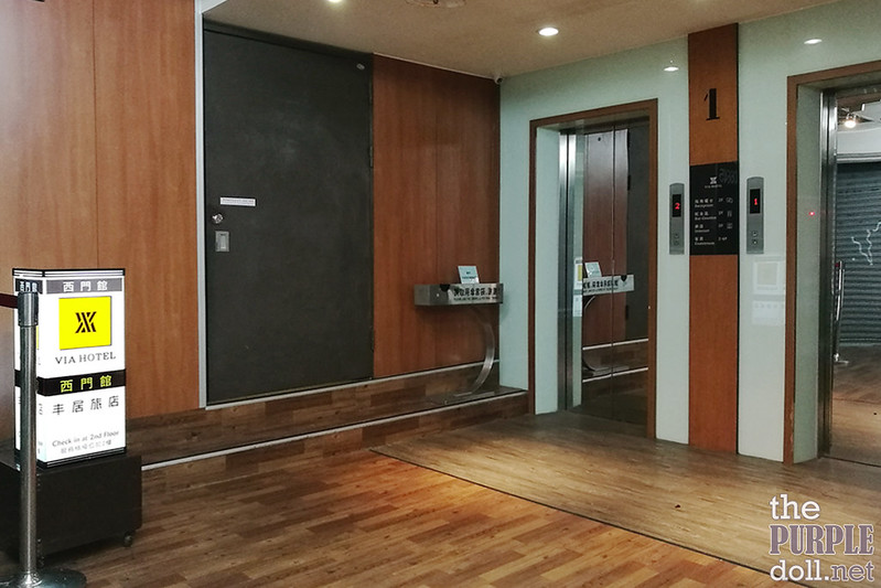 10 VIA Hotel Ximending elevators at the ground floor