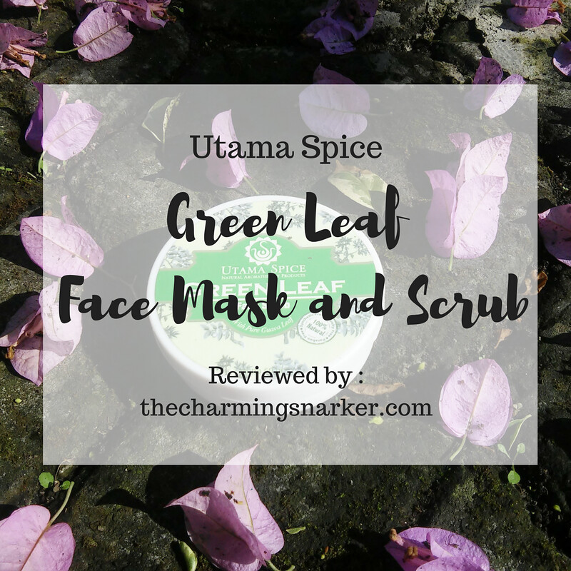 Utama Spice Green Leaf Face Mask and Scrub (Also Known Privately as The Legolas Mask)