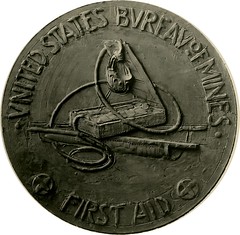 Mine Safety First Aid Medal reverse
