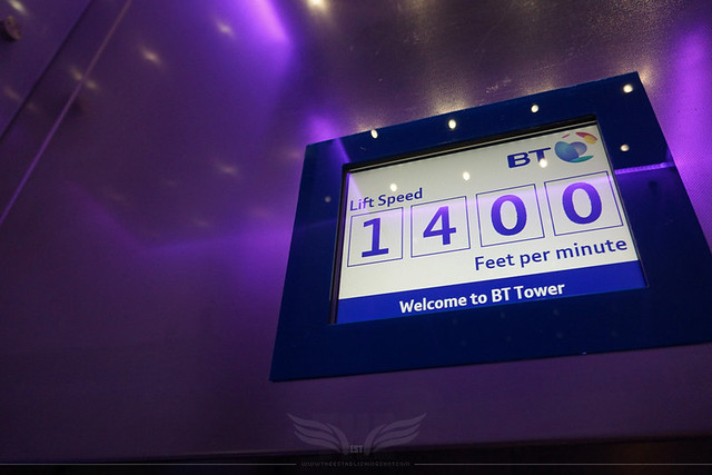 The Establishing Shot: FEAR THE WALKING DEAD LAUNCH IN THE BT TOWER LIFT AT MAX SPEED 1400 FEET PER MINUTE @ BT TOWER