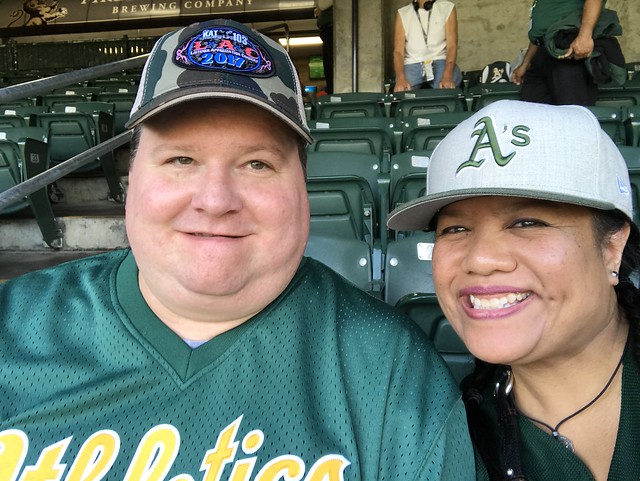 A's game with the one and only