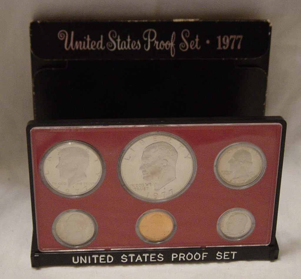 1977-S Proof Set United States US Mint Original Government Packaging Box Ike $