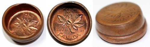 1978 Canadian Cent Reverse Die Cap Error