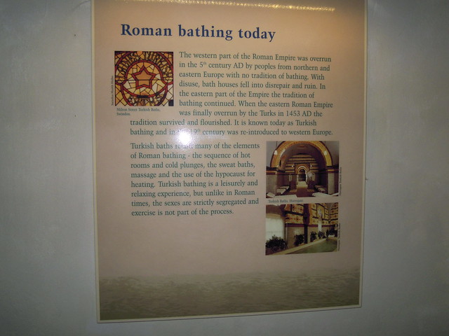 Roman Bathing Today. From Studying Abroad in London: A Trip to Bath