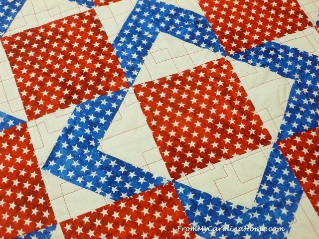 Quilt of Valor Diamonds at From My Carolina Home