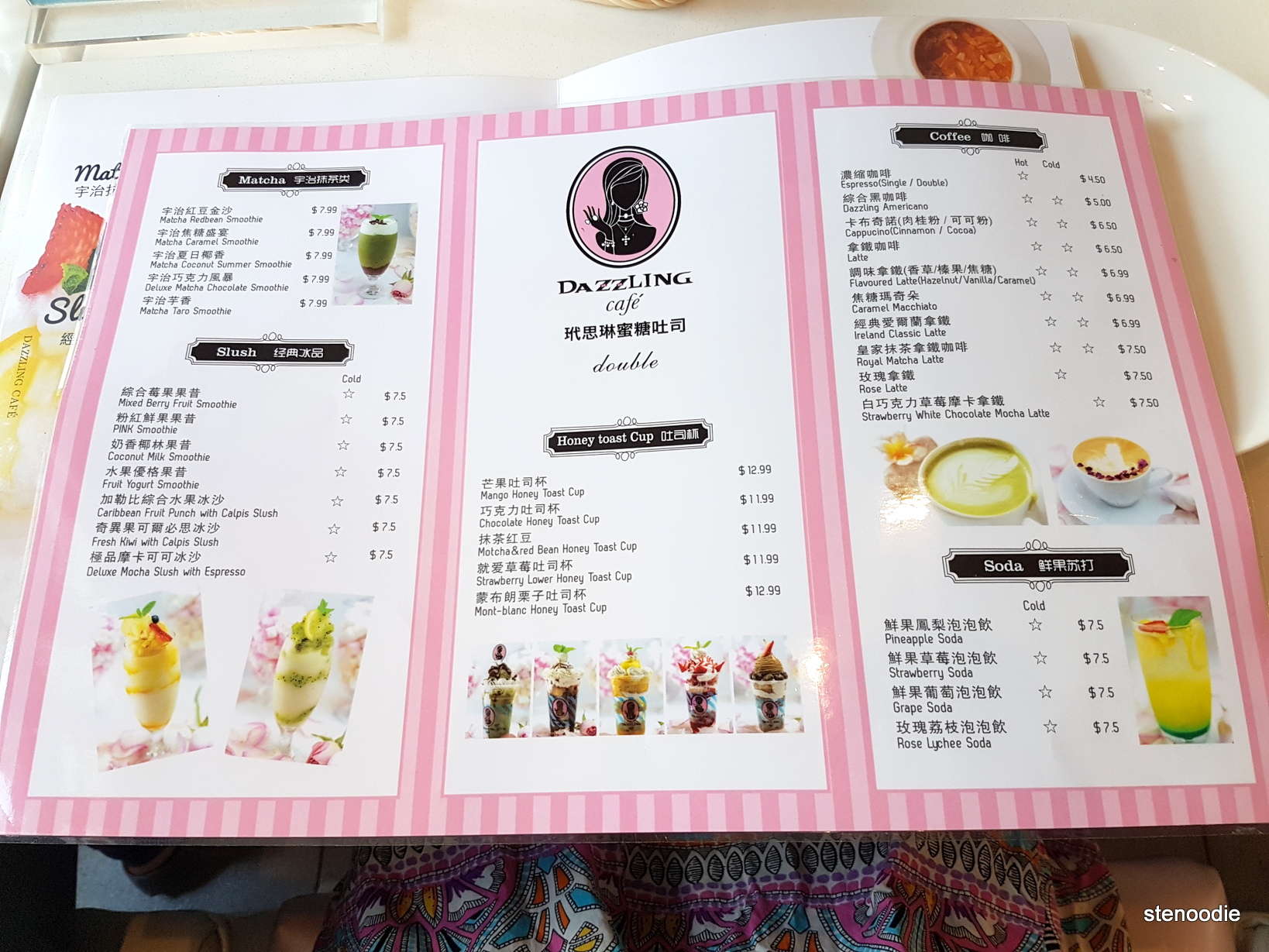  Dazzling Café menus