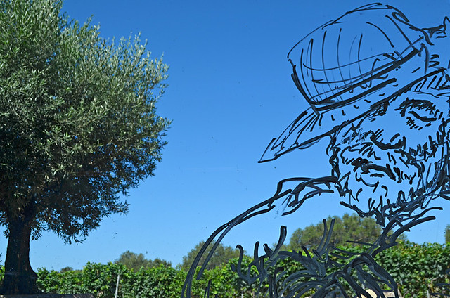 Slow travel, quirk vineyard, Corsica