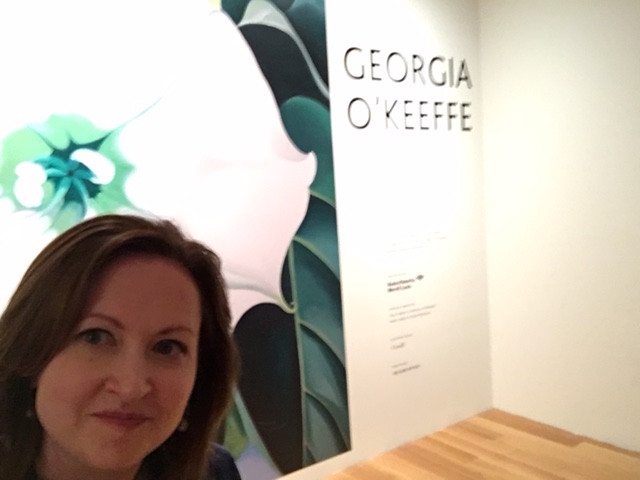 At the Georgia O'Keeffe Exhibit at Art Gallery of Ontario. From Georgia O’Keeffe, Artist and the Original Foodie