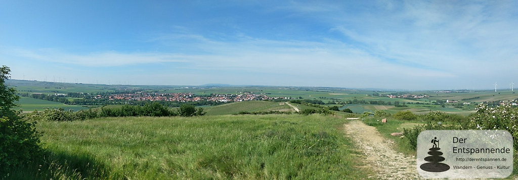 Panoramablick vom Petersberg (weit, weit weg: Donnersberg)