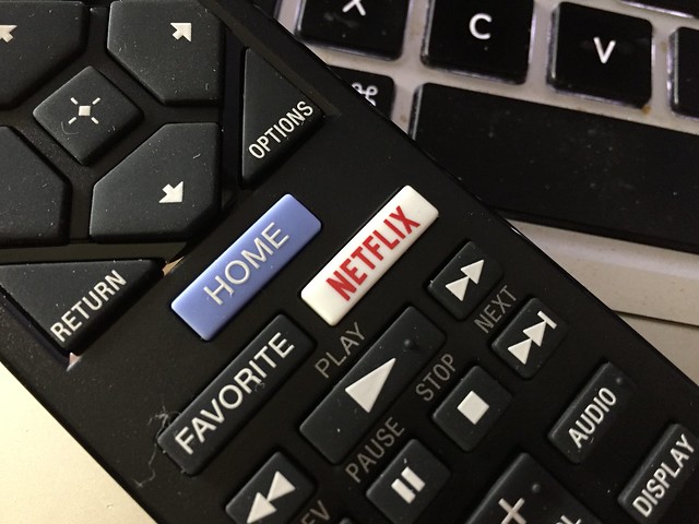 "NETFLIX" button on the remote