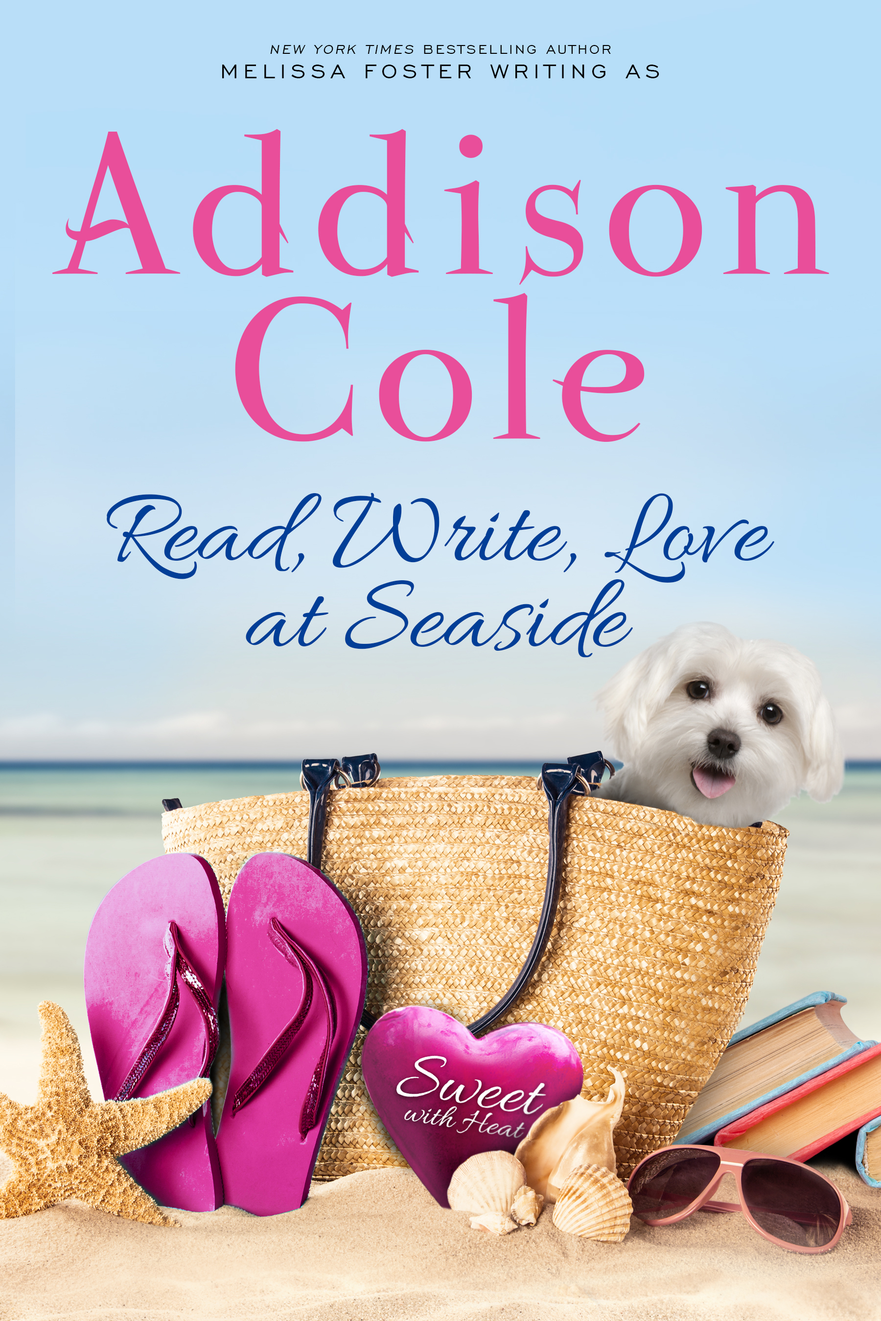 read write love at seaside