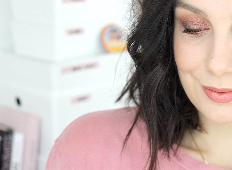 Maybelline The Blush Nudes Eyeshadow Palette Review Look