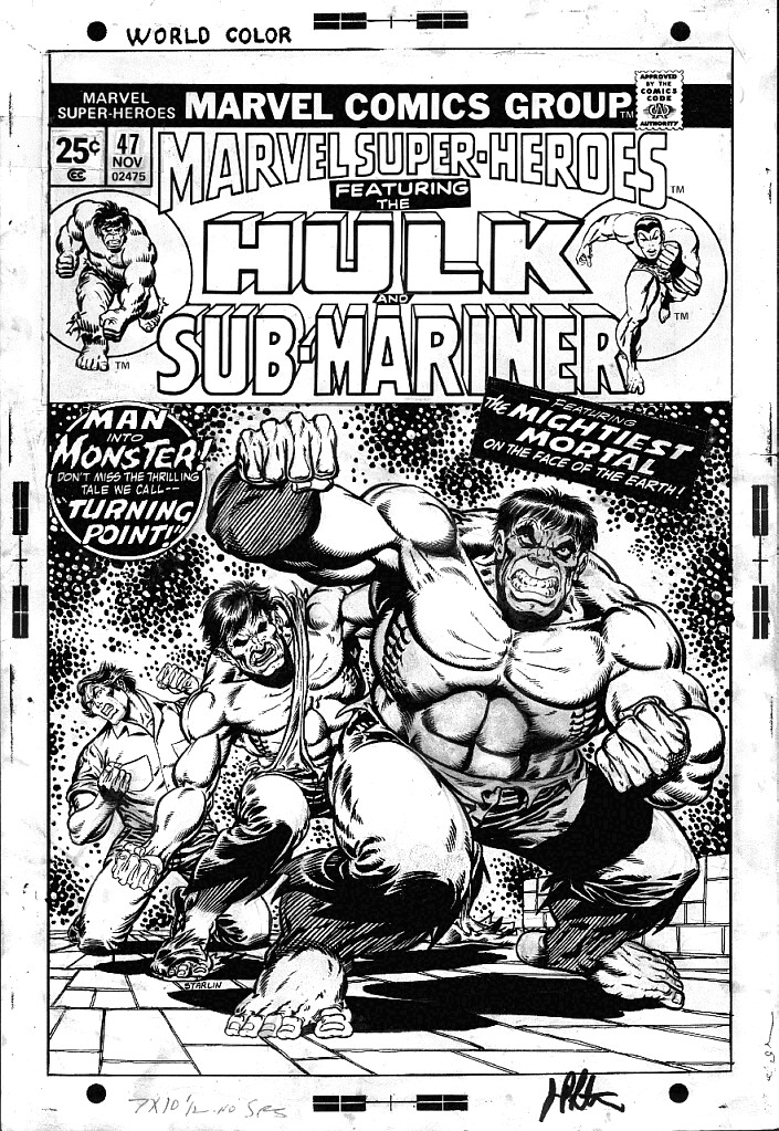 Marvel-Super-Heroes-47 original art