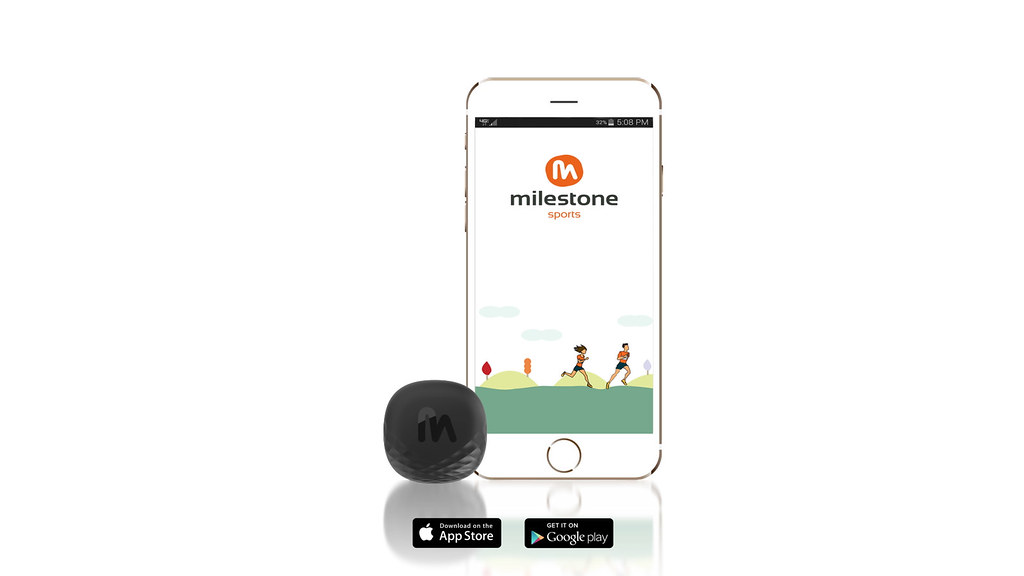 Milestone pod can be synced to your phone to give you all the metrics on your run.