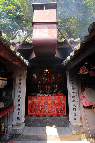 Tin Hau Temple in Ma Wan Main Street Village