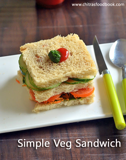 Easy Veg Sandwich Recipe Indian