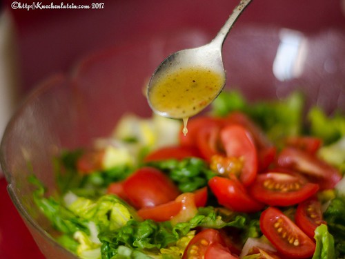 Salat mit Honig-Mohn-Senfdressing (2)