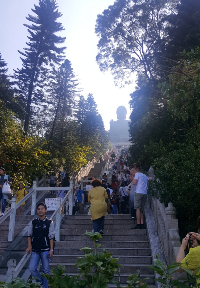 stairs to Big Buddha