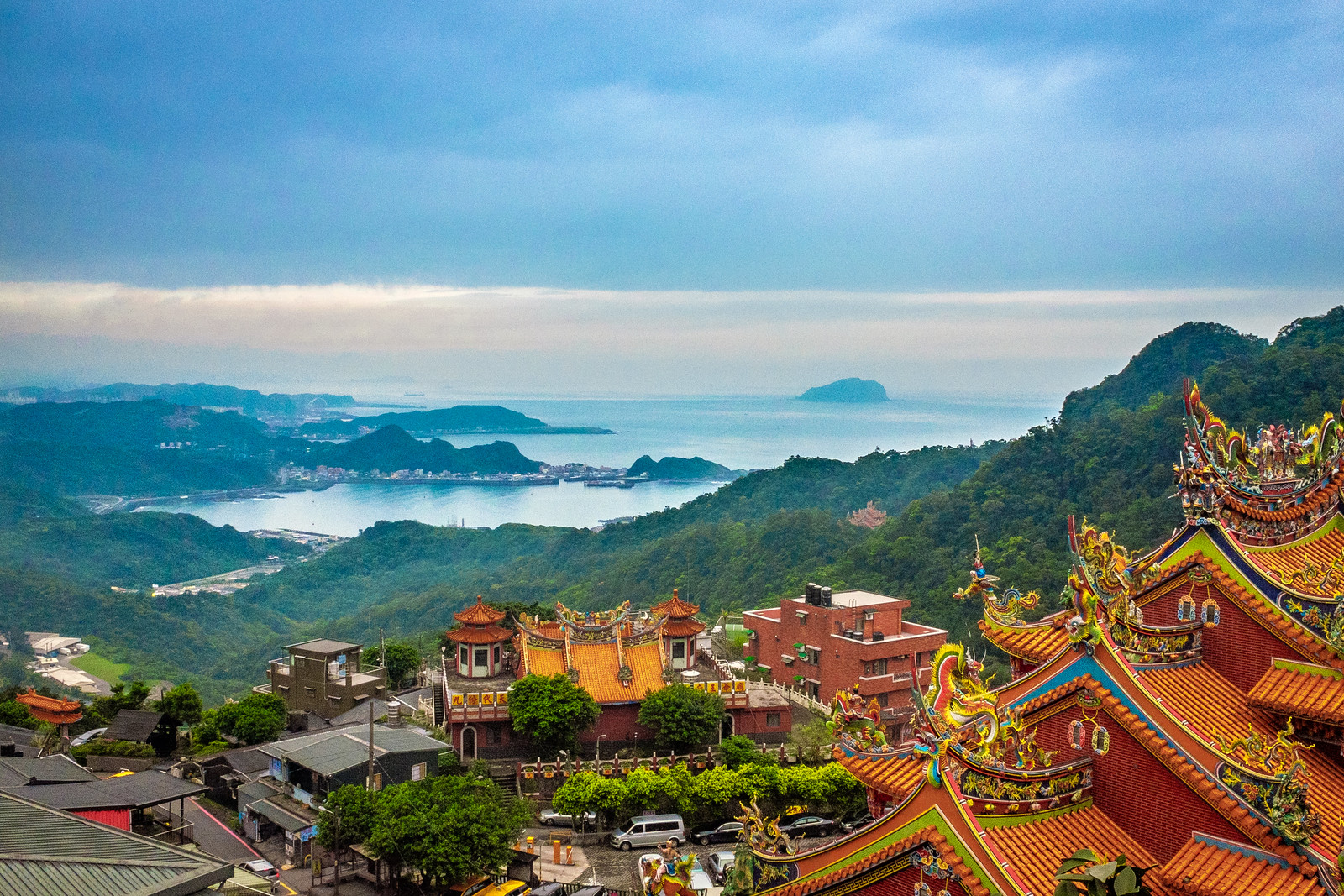 Vistas de la costa norte, uno de los principales puntos de interés del turismo en Taiwán