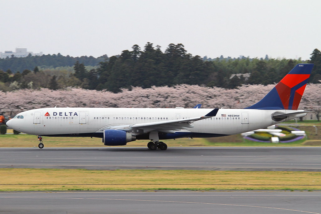 N853NW Delta Air Lines Airbus A330-223