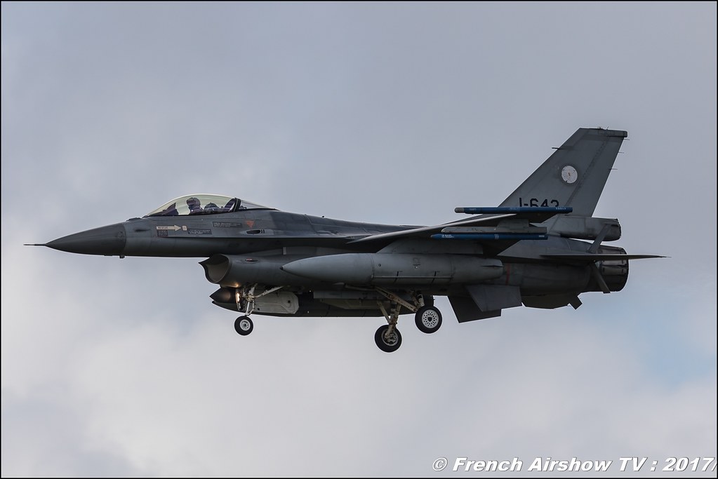 F-16A/B MLU Fighting Falcon , 313 sqn (RNlAF) , , Nato Tiger Meet landivisiau 2017 , NTM2017 ,Spottersday Nato Tigers , Harde to be humble , bretagne 