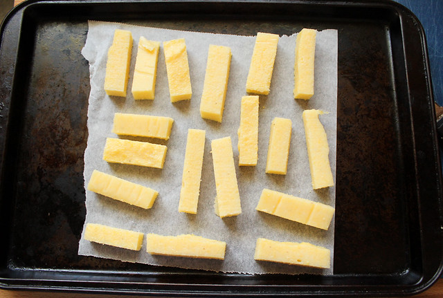 How To Make Polenta Fries - AKA What To Do With All This Leftover Polenta???