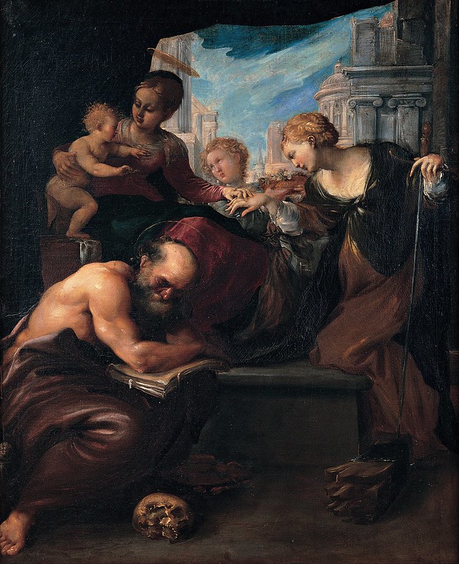 Pietro Faccini - Mystic marriage of Saint Catherine (c.1597)
