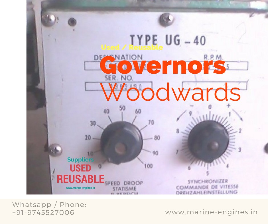 Woodward, Used, UG-40, governor, speed, RPM, supplier, sale, with knob
