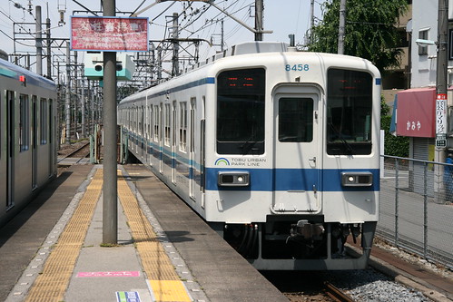 Tobu 8000 series in Kita-Omiya.Sta, Saitama, Saitama, Japan /June 3, 2017