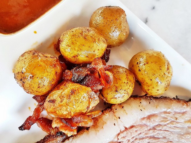 Pan-Fried Baby Potatoes & Bacon