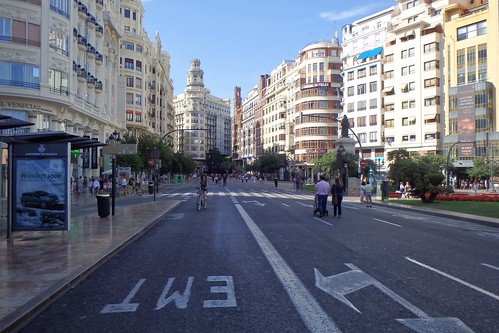 Una veduta del centro di Valencia