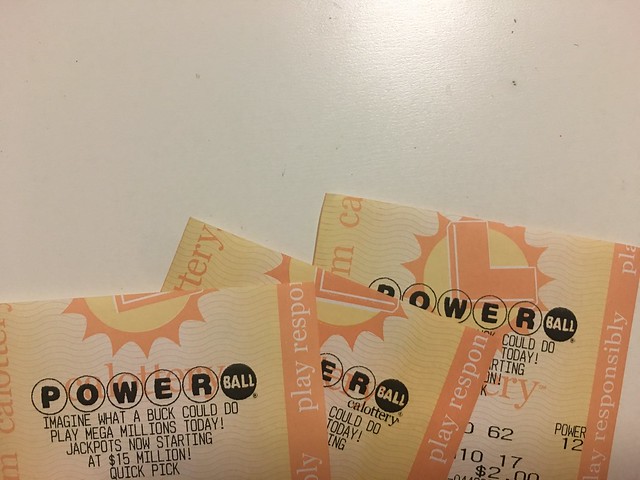 Power ball lotto tickets