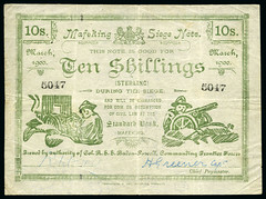 1900 Mafeking Siege Note
