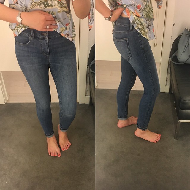  Ann Taylor Modern Skinny Ankle Jeans, size 0P