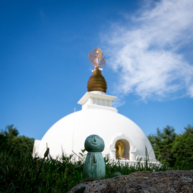 Jizo at The Peace Pagoda - Leverett MA