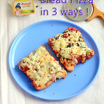 How to make bread pizza on tawa, oven and microwave
