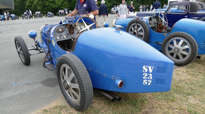 Bugatti bleue mono compresseur châssis n° PC 056 / SV 2357 34733909464_eb332f0703_c