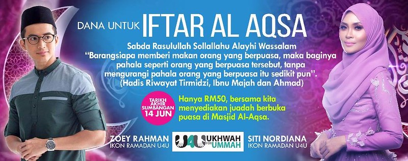 Dana Untuk Iftar Al-Aqsa Bersama Zoey Rahman &Amp; Siti Nordiana