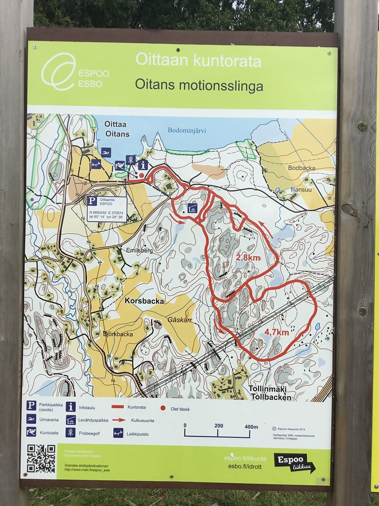 Picture of service point: Oittaan kuntorata 4,6km (GPS)