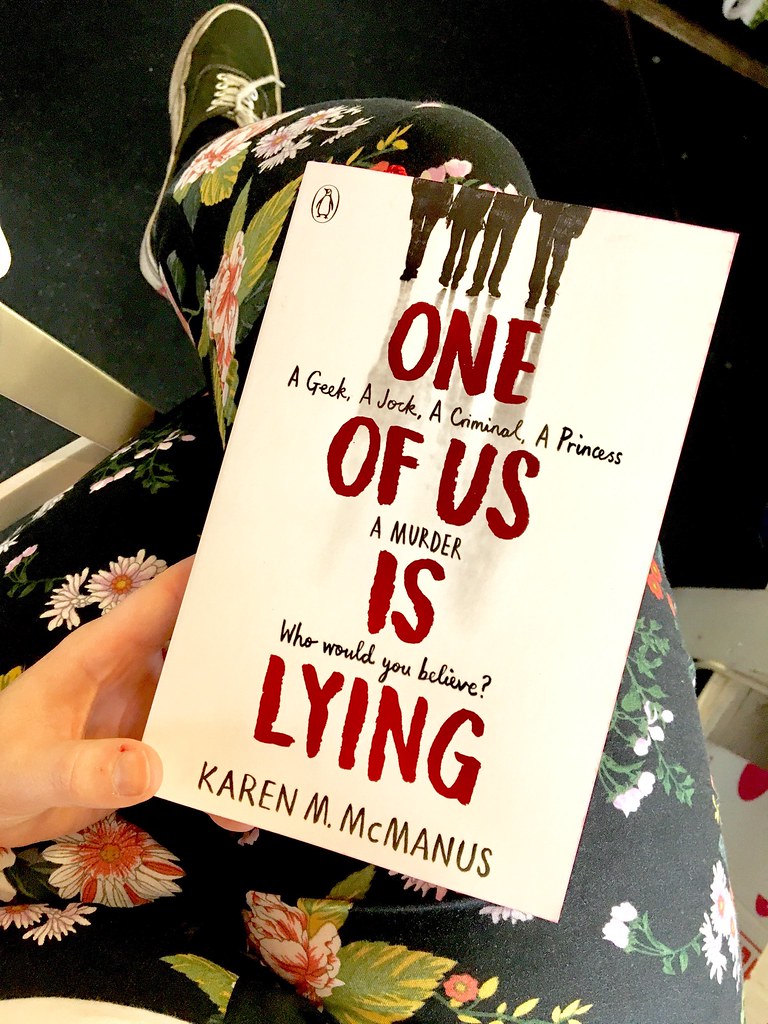 one of us is lying book spine