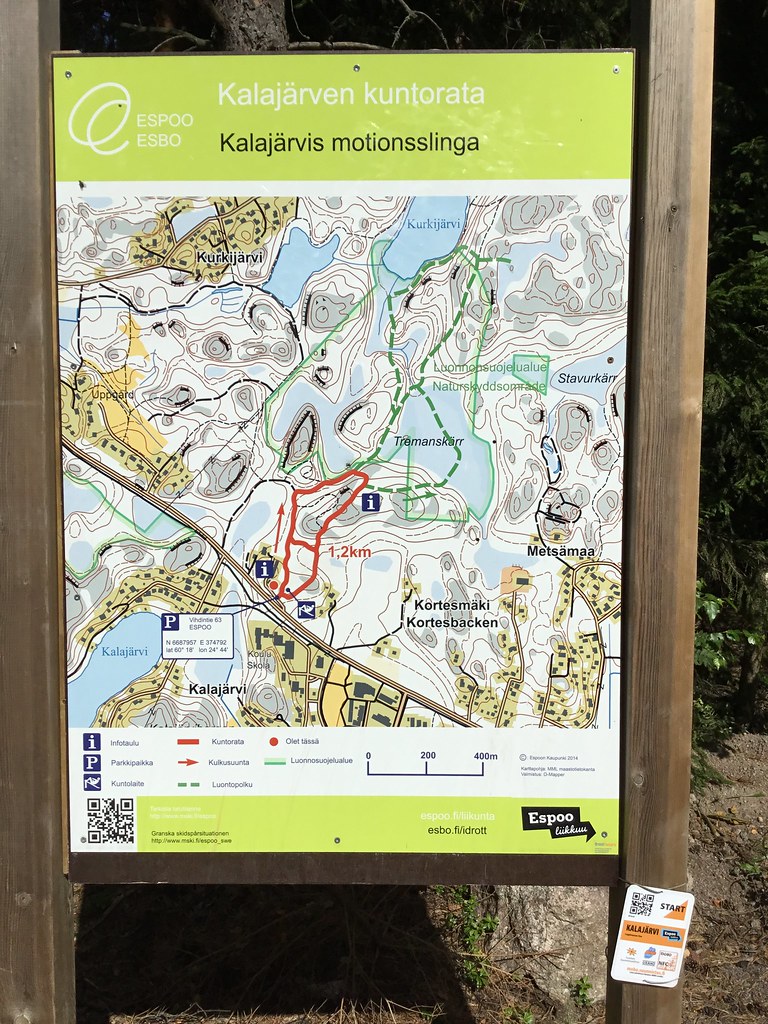 Bild av verksamhetsställetKalajärvis konditionsbana (GPS)