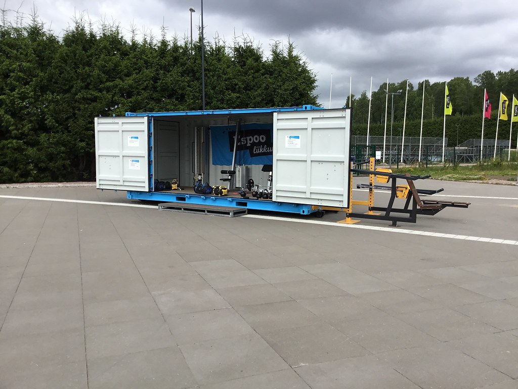 Picture of service point: Leppävaara Sports park / Outdoor Gym Container
