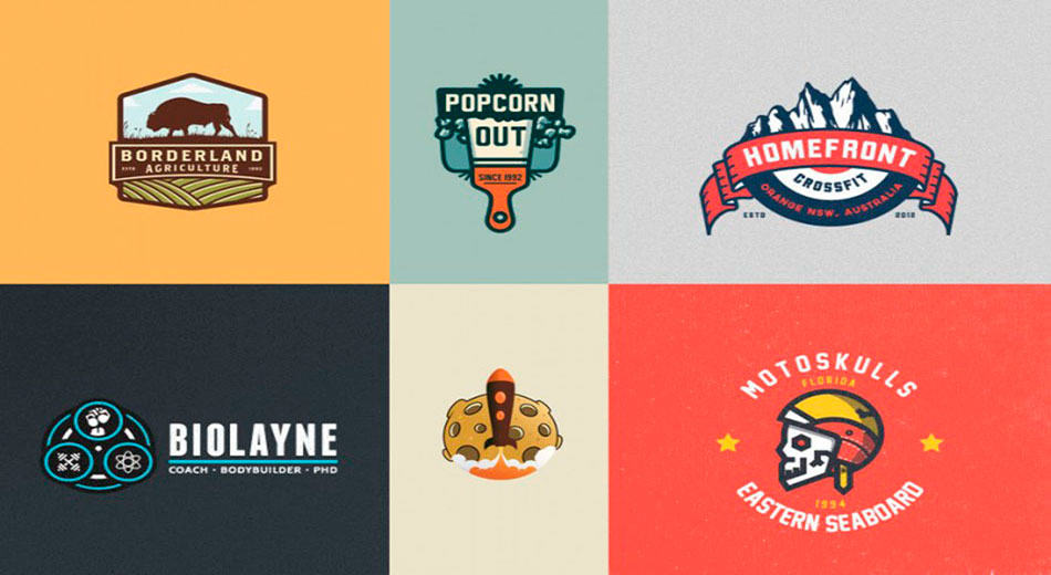 30 memorables Diseños de Logo Emblema para tu inspiración 