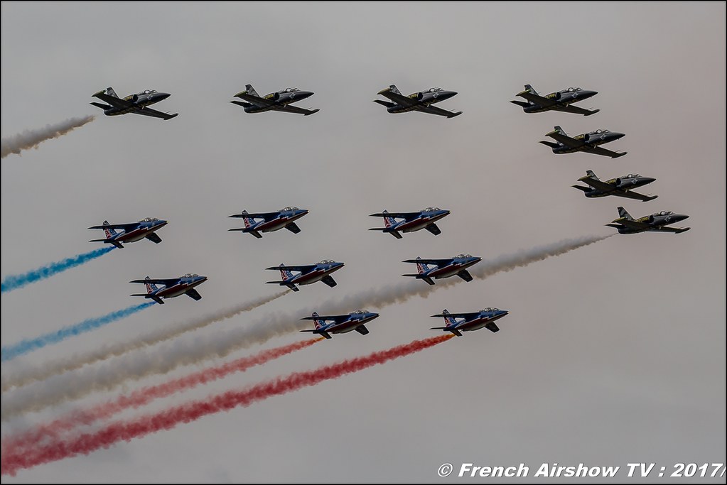 Patrouille Breitling Jet Team & Patrouille de France , Meeting de France 2017 , Dijon longvic , Bleuciel Airshow, meeting aerien dijon 2017 , Meeting aerien de France a Dijon 