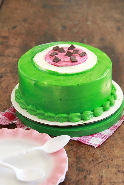 Heavy Cream Watermelon Cake