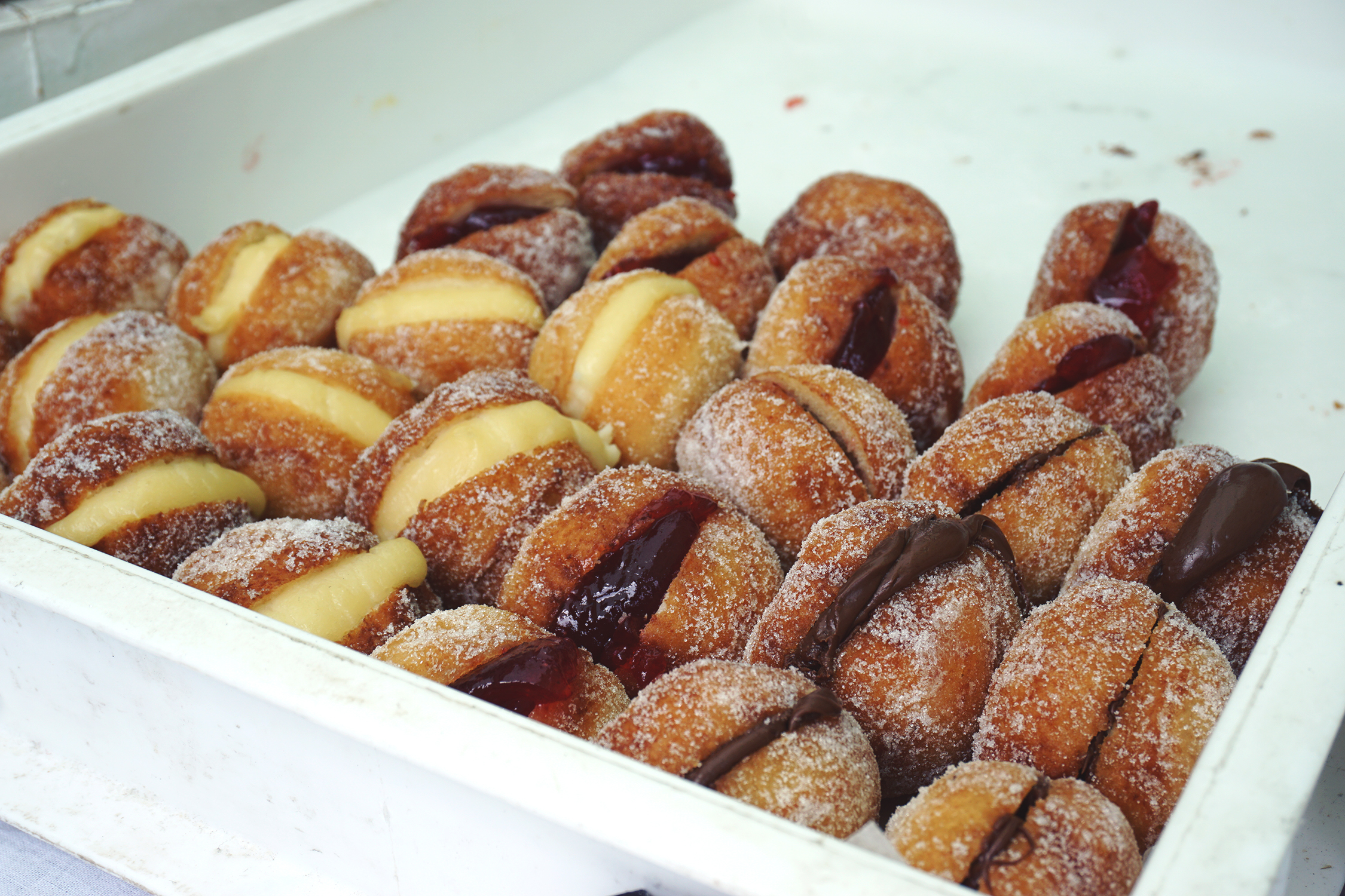 Gluten free doughnuts from Floris Foods | Floris Bakery | gluten free Broadway Market guide | Hackney, London