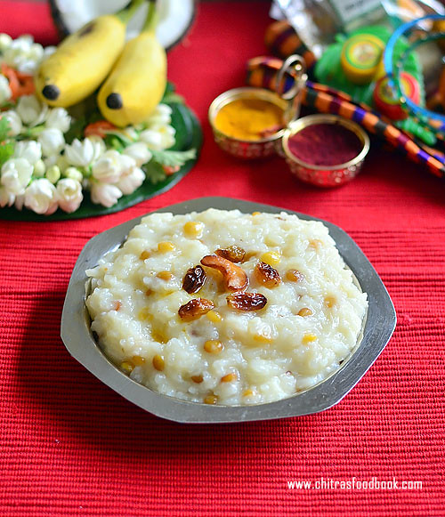 Chakkara pongali recipe