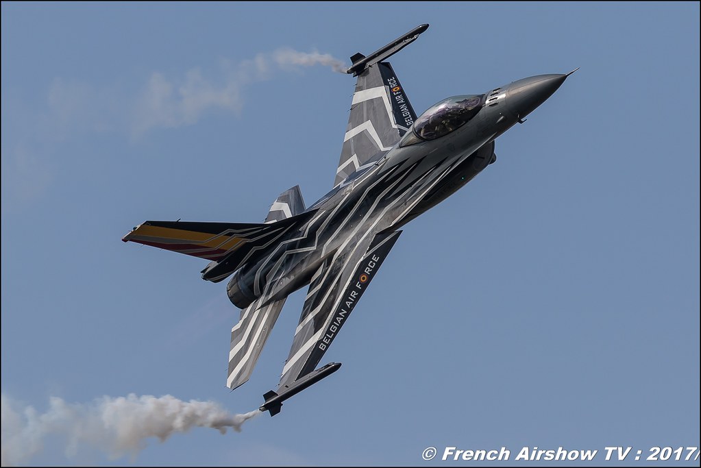 Belgian Air Force F-16 Solo Display , f 16 solo display belge , BAF , Meeting de France 2017 , Dijon longvic , Bleuciel Airshow, meeting aerien dijon 2017 , Meeting aerien de France a Dijon 