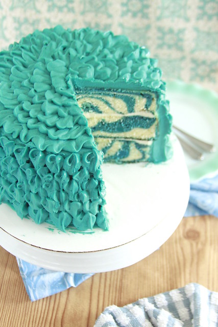Marble Blue Cheese Layer Cake
